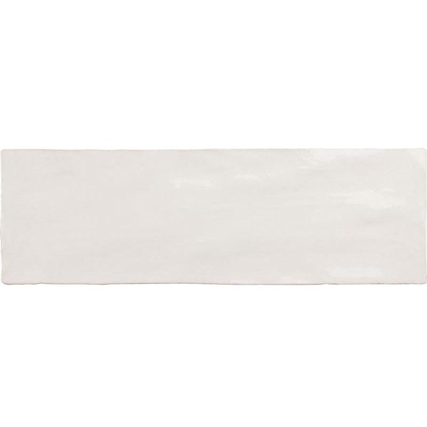 La Riviera Blanc Ceramic Subway Tile 2.5x8 Sample Fashion