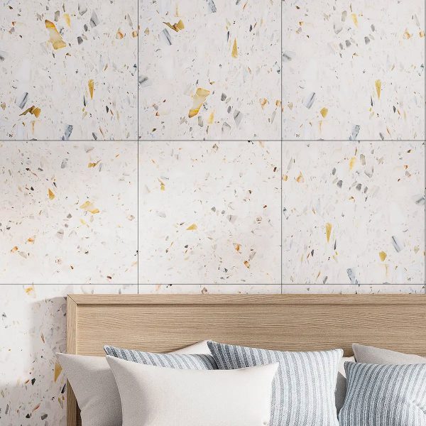 Coastal Sky Real Terrazzo Tile 24  x 24  on Sale