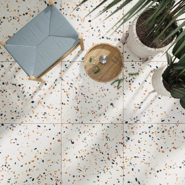 Terracotta Real Terrazzo Tile 24  x 24  Cheap