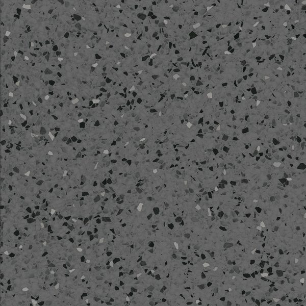 Graphite Gray Terrazzo Square Porcelain Tile Sample For Cheap