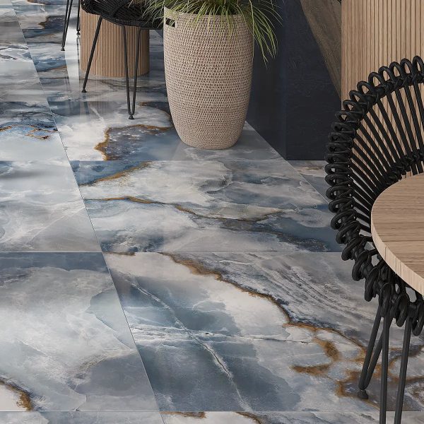 Emporio Blue Onyx 36 Porcelain Tile Sample Discount - Image 2