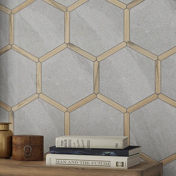 Montura Concrete Porcelain Hexagon Tile For Cheap