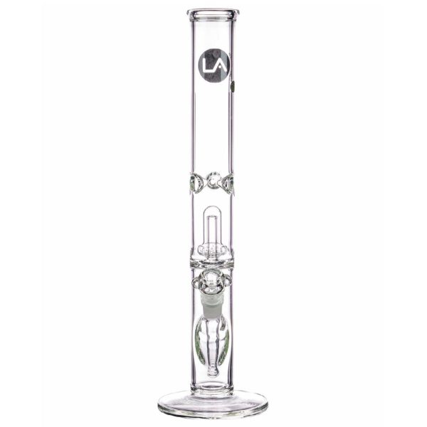 LA Pipes 16” 5mm Thick Showerhead Straight Tube Bong Discount - Image 3